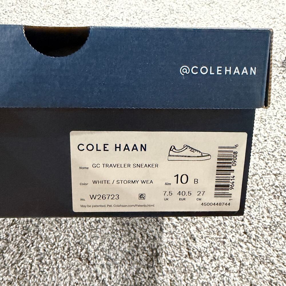 New in Box, Cole Haan White Grand Crosscourt Traveler Sneaker, Women's Size 10 - Picture 5 of 8